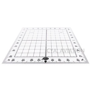 Rapporteur Carré Flexible en Plastique Lexan pour la Lecture de Cartes de Navigation et de Milles Nautiques, à l'Usage des Élèves Pilotes CSP-4 - Product Image 2