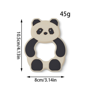 <span class=keywords><strong>Anneau</strong></span> <span class=keywords><strong>de</strong></span> <span class=keywords><strong>dentition</strong></span> pour bébé en silicone souple personnalisé Panda jouet pour bébés chaîne <span class=keywords><strong>de</strong></span> <span class=keywords><strong>dentition</strong></span> apaisante à mâcher <span class=keywords><strong>anneau</strong></span> hochet à chaîne - Product Image 5