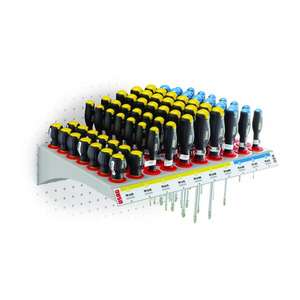 USAG - U03240625 Étagère avec tournevis Phillips et Pozidriv pour présentoirs (100 pièces) -TOURNEVIS EAN 8001150035609 - Product Image 1