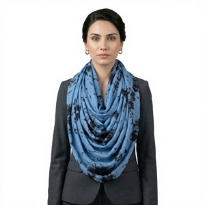 Wholesale Shibori <b>Shawl</b> Viscose Resist Dyed Crumple Pattern Women Soft Lightweight <b>Wrap</b> OEM ODM Custom - Product Image 5