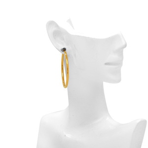 ต่างหูห่วงขนาดใหญ่ QYRY Trendy ชุบทอง 18K ทำจากสแตนเลส<span class=keywords><strong>ส</strong></span>ตีล กันน้ำ เห<span class=keywords><strong>ม</strong></span>าะ<span class=keywords><strong>ส</strong></span>ำหรับใ<span class=keywords><strong>ส</strong></span>่ทุกวันสำหรับทุกเพศ - Product Image 6