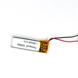 55mAH 350926 3,7 v celda quadcopter de polímero de litio de la batería de iones de las células paquete con conector para ups - Product Image 5