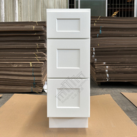 Armoires de cuisine locales américaines Standard DB24 Armoire basse à tiroirs en bois prête à assembler Armoires basses de cuisine avec tiroirs