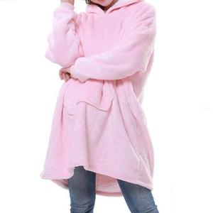 Bata de dormir de franela de doble cara para hombre y mujer, a prueba de frío, tipo jersey, cálida y a prueba de frío para exteriores, pijama de moda - Product Image 2