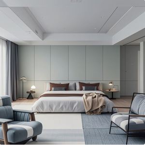 Meubles de chambre à coucher, design moderne, armoire en bois, dressing - Product Image 3