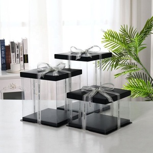 10inch Wholesale High Quality Transparent Wedding Party Single Layer Cake <b>Box</b> - Product Image 3