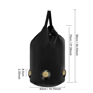 Sac à foin pour chevaux et chèvres en tissu Oxford écologique grande capacité, mangeoire lente multi-trous en cuir pour alimentation simultanée, qualité supérieure - Product Image 5