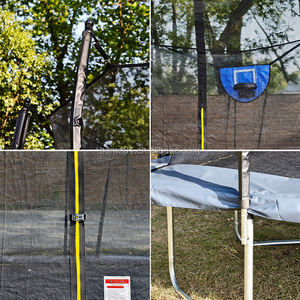 <span class=keywords><strong>Trampoline</strong></span> rond de jardin extérieur rectangulaire Zoshine 8x12 pieds, <span class=keywords><strong>pas</strong></span> <span class=keywords><strong>cher</strong></span>, personnalisé, en gros, avec filet de sécurité - Product Image 6
