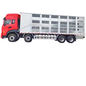 2024 Nouveau camion de porc de fabricant de voitures de transport de bétail et de volaille de type fourgon