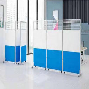 YDPF-24 Biombo Plegable Moderno, Divisor de Mesa de Oficina Móvil, Diseño Personalizable, Biombos para Exteriores y Escuelas - Product Image 2