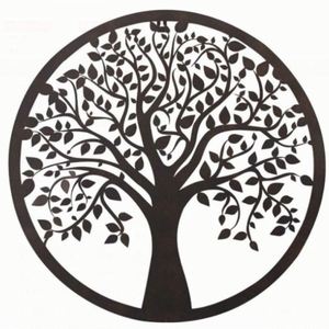 Arte de Pared de Metal con Diseño de Árbol, Decoración de Pared 3D con Corte Láser para Sala de Estar, Regalo de Decoración Moderna para el Hogar - Product Image 4