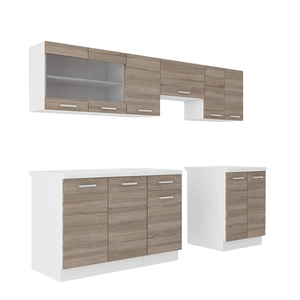 Organizador resistente al agua personalizado, Unidad de despensa, esquina de pared, comercial, melamina, armario de <span class=keywords><strong>cocina</strong></span>, a la venta, precio <span class=keywords><strong>bajo</strong></span> - Product Image 5