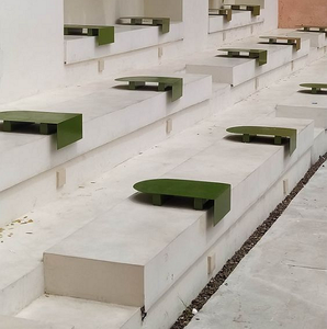 Banc de Plaza Minimaliste en Béton Préfabriqué pour Aménagement Urbain Vietnamien, Grande Capacité, Exportateur de Mobilier Urbain, Faible MOQ - Product Image 6