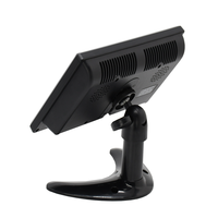 Mini moniteur LCD 7 pouces 1024x600 écran avec haut-parleur entrée BNC/VGA/AV/HD-MI pour DVD PC portable DVR système de caméra CCTV
