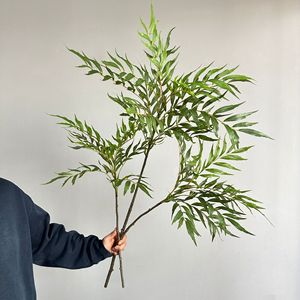 Branche d'arbre artificielle Meng Jie 100cm 200cm Feuillage vert pour décoration intérieure et extérieure - Product Image 4