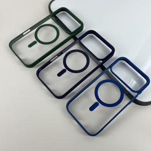 Funda móvil de lujo transparente para iPhone 17 Pro Max 16 15 Pro TPU PC Phone case Clear Glossy Finish Venta caliente Magnet <span class=keywords><strong>Spot</strong></span> Goods - Product Image 3