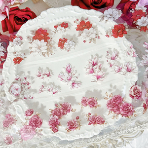 6 لفات/مربع شريط عنصر الأزهار الرجعية مصنوعة من مادة الحيوانات الأليفة شفافة مقاومة للماء ديي قصاصات مجموعة الشريط الديكور - Product Image 5