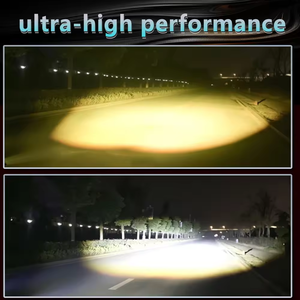 Nouvelle lampe de travail mini 12V 6500K/6000K 15W 3000 Lumens en aluminium pour moto avec fixation universelle pour voitures - Product Image 6