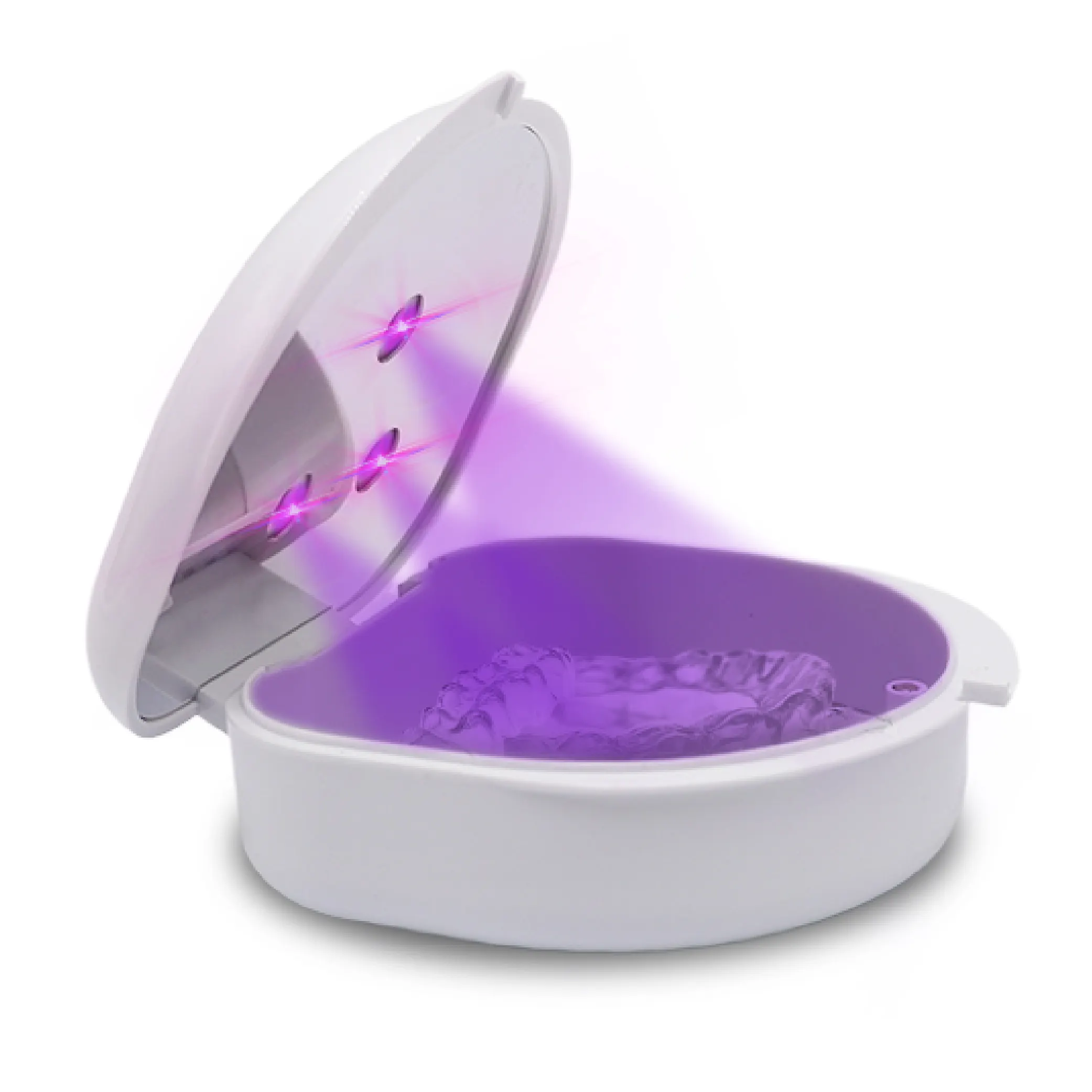 Uv Licht Tandheelkundige Sterilisator Aligner En Retainer Kunstgebit Case Sterilisatie Apparatuur Sanitizer Uv Orthodontische Houder Box