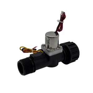 Vanne solénoïde en plastique à verrouillage 3V avec structure de diaphragme personnalisable OEM, basse pression, système d'<span class=keywords><strong>arrosage</strong></span> à batterie 6V - Product Image 1