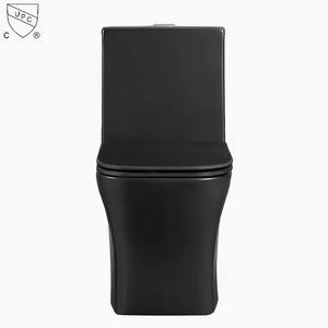 Cupc Matte <strong>Black</strong> Wc Sanitary Ware Porcelain Floor Mounted Inodoro <strong>Toilet</strong> Bowl Bathroom Tornado Siphoni Ceramic One Piece <strong>Toilet</strong> - Product Image 2