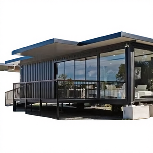 Maison préfabriquée de luxe moderne en acier Q235/Q345 de haute qualité avec des designs innovants, conception de modèle <span class=keywords><strong>3D</strong></span>, garantie de 2 ans par Tsin - Product Image 1