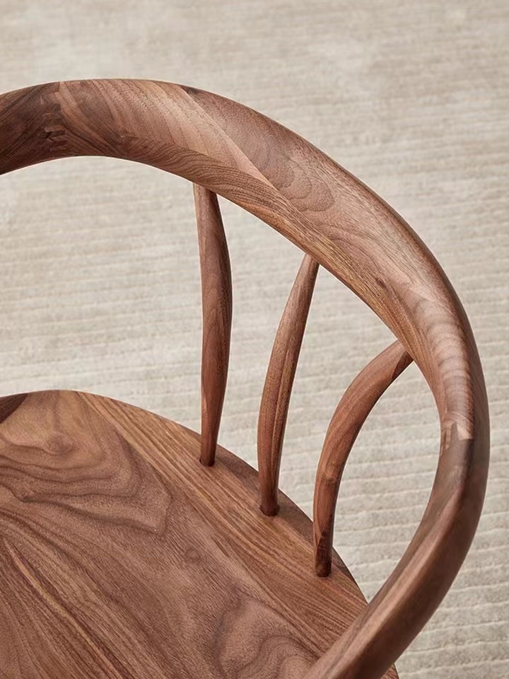 Cafe chair Airplane Nordic Armchair  Plywood Shell shaped Wooden Lobby Lounge Chairs
