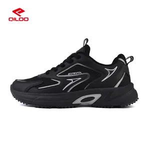 QILOO ODM & OEM grosir penjualan terlaris sepatu olahraga putih pria kualitas tinggi sepatu olahraga sepatu jalan