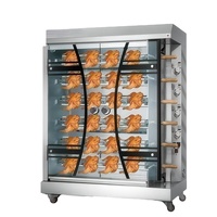 Four à rôtir commercial électrique en acier inoxydable pour poulet avec minuteur intégré