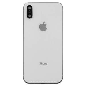 Cover posteriore per Apple iPhone Xs, custodia protettiva bianca - Product Image 1
