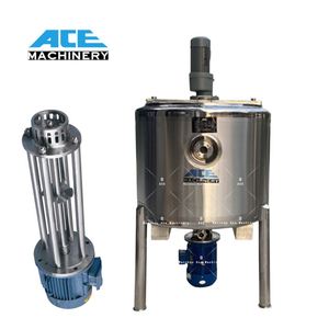 Mezclador Emulsionante al Vacío de Tipo Fijo de 500L, Equipo de Producción de Crema Cosmética, Jabón Líquido y Homogeneizador - Product Image 5