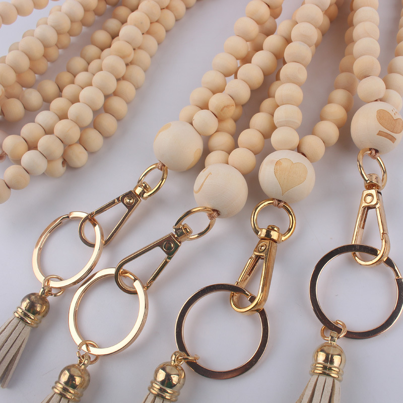 Minimalist Crystal Badge Lanyard I.D. Holder Chain Handmade Durable Phone Accessory Keychain Accessories Gift Best Image 2