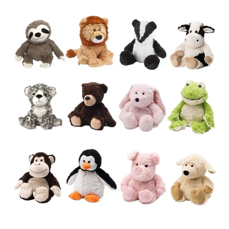 China Factory 2022 New Design Custom Wholesale Promotion Plush Wild Animals Weighted Stuffed Soft Hot Sell Animals Collection