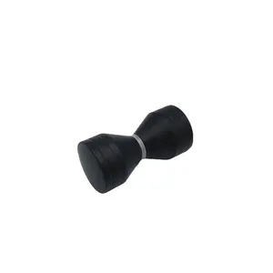 Round Black Stainless Steel Solid Small Handle Stainless Steel Glass Door Round Knob Handle