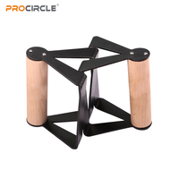 Gym à domicile Push Up Bar Fitness Exercice Équipement Poignées Bois Push up Stands