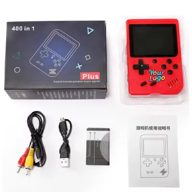 Hot Retro Gaming Console Retro Mini Handheld Game Box Console With 400 Games in 1 Game Player- Mini 8bit Gameboy