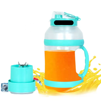 Draadloze oplaadbare elektrische sapcentrifuge met grote capaciteit, USB-aansluiting, draagbare blender, koude pers, groente-smoothie-sapcentrifuge