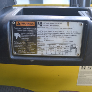 รถยกไฟฟ้าไฮสเตอร์ 3 ตัน รุ่น 65 ใช้แบตเตอรี่ ระบบไฮดรอลิก เหมาะสำหรับงานคลังสินค้าอุตสาหกรรม - Product Image 2