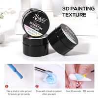 Robifel Marque privée Carve Gel Polish 3d Gel Nail Art Carving Builder Peinture Gel Polish