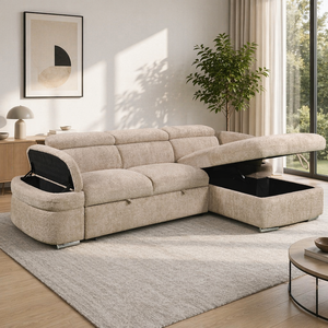Venta al por mayor OEM: Sofá <span class=keywords><strong>cama</strong></span> <span class=keywords><strong>chaise</strong></span> <span class=keywords><strong>longue</strong></span> de dos plazas con reposabrazos y almacenamiento, diseño europeo, superventas, para sala de estar. - Product Image 3