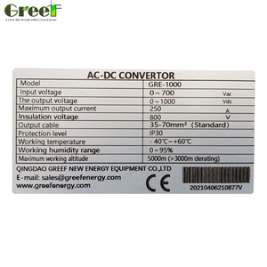 Konverter AC DC 20kW 50kW 100kW, turbin HYBRO dapat disesuaikan - Product Image 4