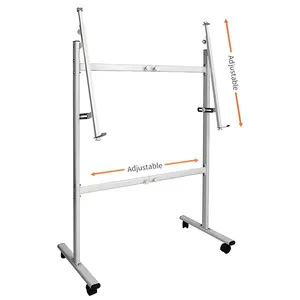 Salability High Quality Rotate White Board Stand Mobile Whiteboard Stand Interactive Easel