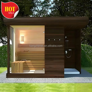 Душевая кабина сауна, Atwivi. Для четырех человек. Традиционная на открытом воздухе комната сауны. Деревянный садовый дом. - Product Image 1