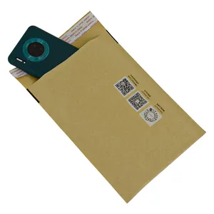 #0 6x9 polegadas marrom papel Kraft Envelope fabricante Design personalizado marca logotipo envio sacos