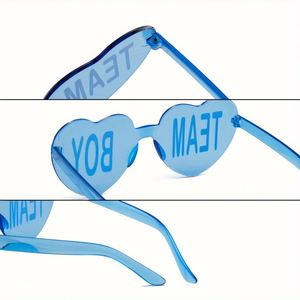 Gafas de Sol en Forma de Corazón para Fiesta de Revelación de Género, Equipo de Niño, Equipo de Niña - Product Image 3