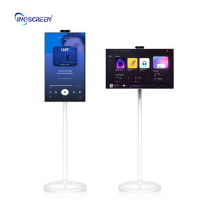 Televisor Inteligente LED HDTV INGSCREEN de 32 Pulgadas con Pantalla Táctil HD, Giratorio 180°, Portátil, Android TV, Altavoz Integrado y Batería - Product Image 1
