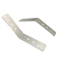 Supports d'étagère triangulaires en acier inoxydable sur mesure, 90 et 120 degrés, pièces d'emboutissage en tôle, support d'angle mural