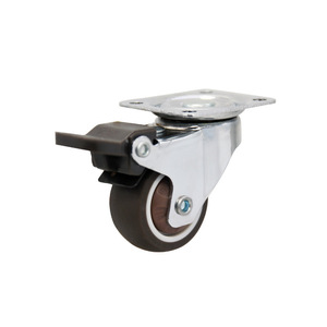 bearing silent rubber <b>wheel</b> tpr directional swivel caster threaded stem <b>replacement</b> <b>wheel</b> - Product Image 5