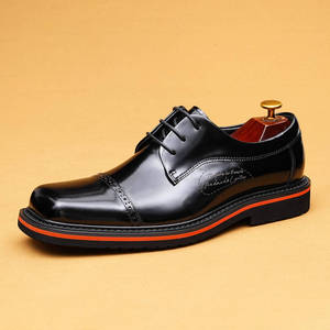 Zapatos Oxford de Cuero Genuino Impermeables para Hombre, Hechos a Mano, Formales, de Negocios, Casuales, con Correas y Hebilla Antideslizantes, Color Verde Perenne - Product Image 2