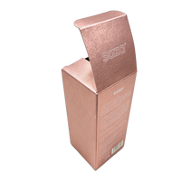 Boîte d'emballage pliable avec logo personnalisé imprimé, revêtement UV de luxe, impression quadricolore, boîte cadeau, boîte en carton, boîte à collier